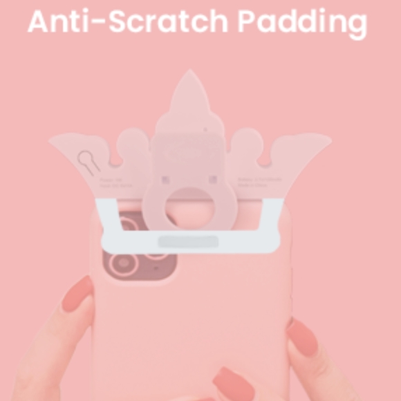 Disney Princess Crown Selfie Ring Light, Clip On Selfie Light, Rechargeable, NEW - Picture 8 of 9